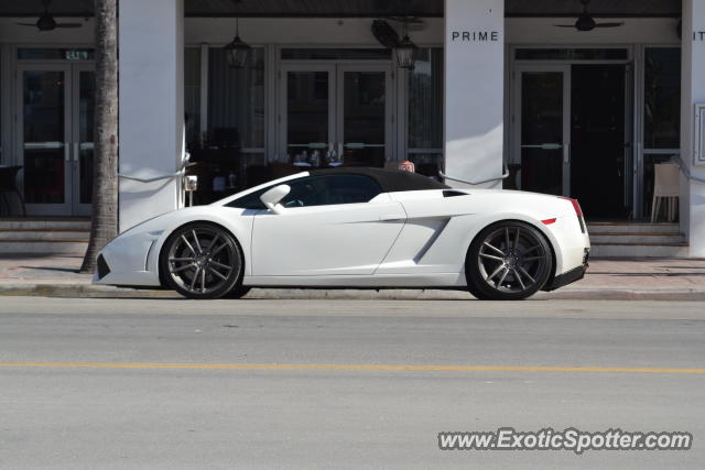 Lamborghini Gallardo spotted in Miami, Florida