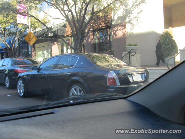 Maserati Quattroporte spotted in Dallas, Texas