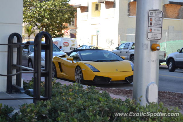 Lamborghini Gallardo spotted in Miami, Florida