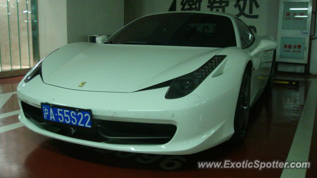 Ferrari 458 Italia spotted in SHANGHAI, China