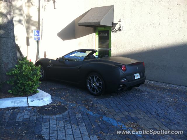 Ferrari California spotted in Ft. Lauderdale, Florida