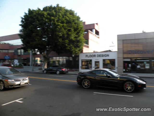 Ferrari California spotted in Beverly Hills, California