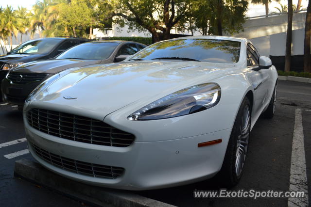 Aston Martin Rapide spotted in Miami, Florida