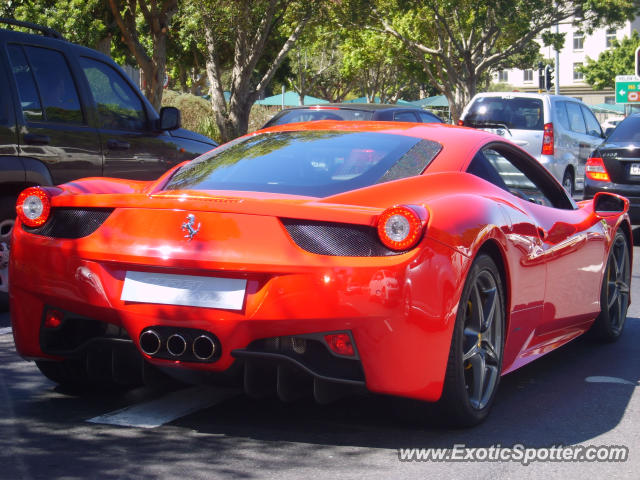 Ferrari 458 Italia spotted in Cape Town, South Africa