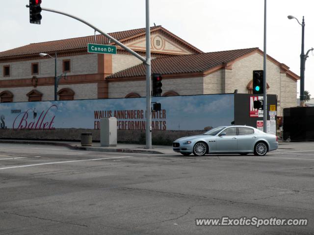 Maserati Quattroporte spotted in Beverly Hills , California