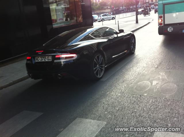 Aston Martin DBS spotted in Paris, France