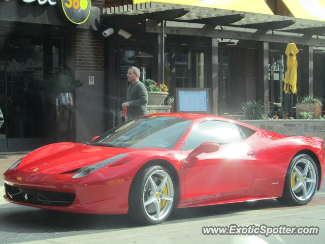 Ferrari 458 Italia spotted in Dallas, Texas