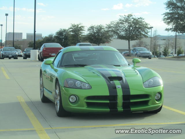 Dodge Viper spotted in Dallas, Texas