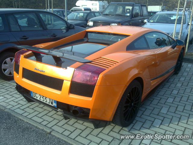 Lamborghini Gallardo spotted in Brescia, Italy