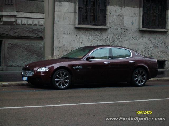 Maserati Quattroporte spotted in Milan, Italy