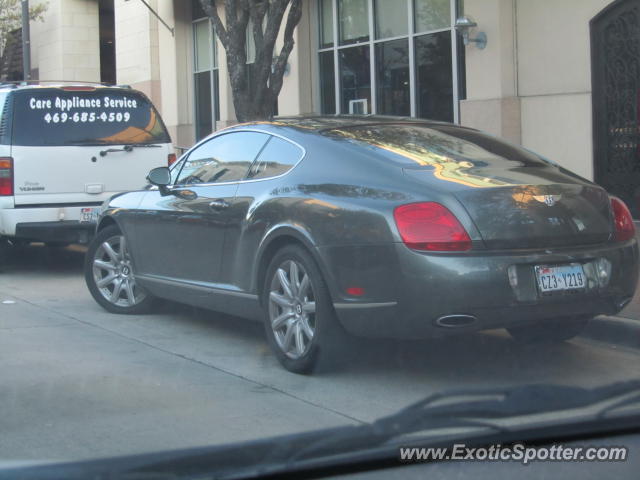 Bentley Continental spotted in Dallas, Texas