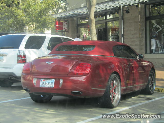 Bentley Continental spotted in Dallas, Texas