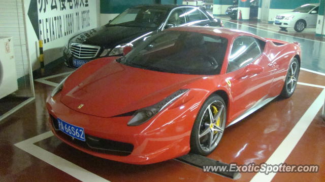 Ferrari 458 Italia spotted in SHANGHAI, China