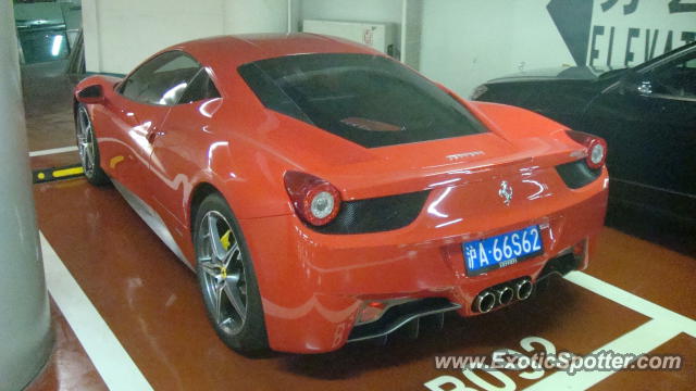 Ferrari 458 Italia spotted in SHANGHAI, China