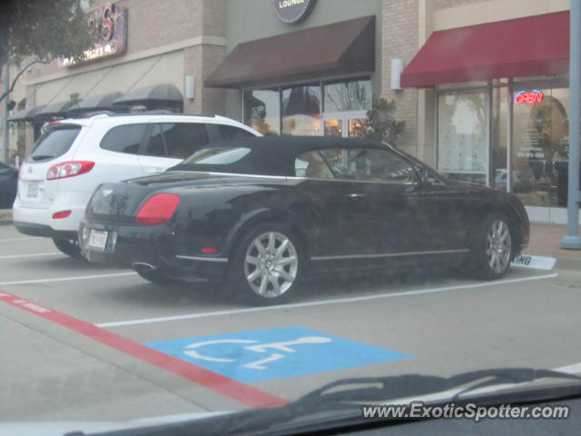 Bentley Continental spotted in Dallas, Texas