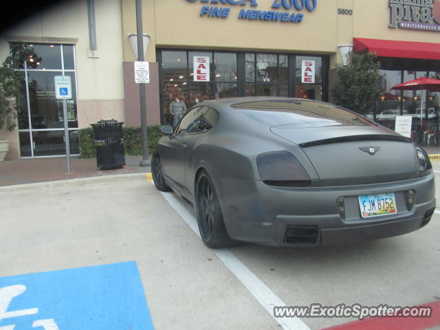 Bentley Continental spotted in Dallas, Texas