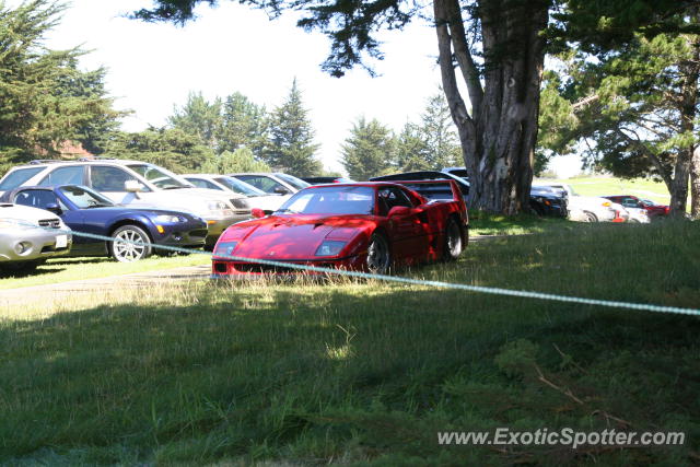 Ferrari F40 spotted in Carmel, California