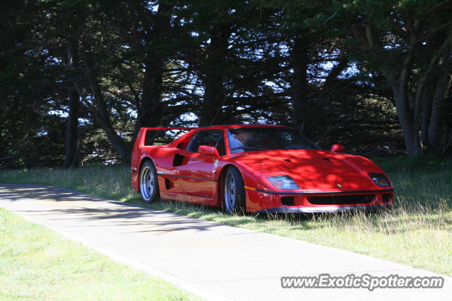 Ferrari F40 spotted in Carmel, California