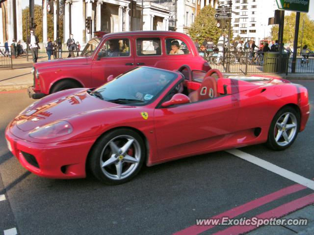 Ferrari 360 Modena spotted in London, United Kingdom