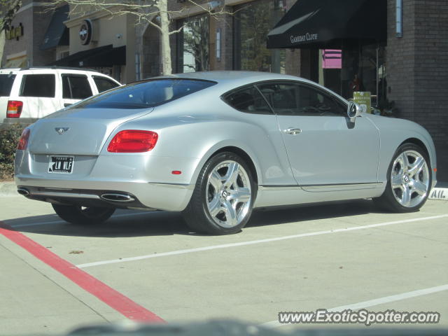 Bentley Continental spotted in Dallas, Texas