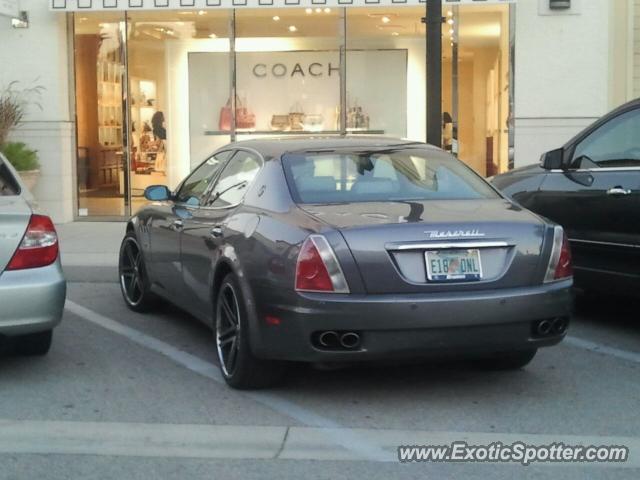 Maserati Quattroporte spotted in Jacksonville , Florida