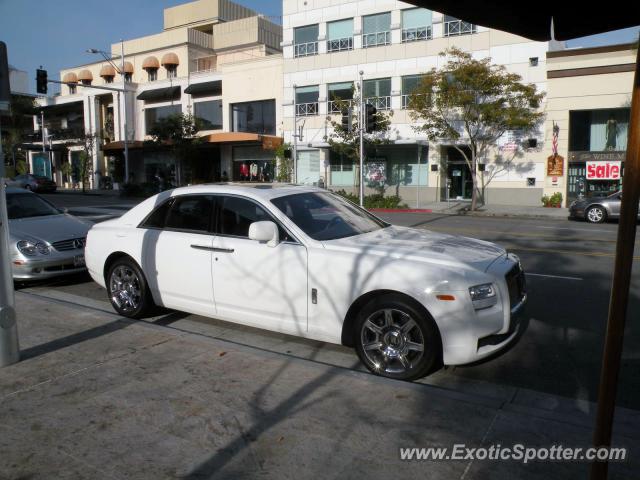 Rolls Royce Ghost spotted in Beverly Hills , California