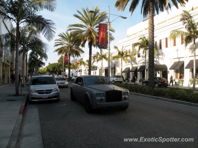 Rolls Royce Phantom spotted in Beverly Hills , California