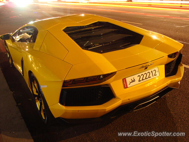 Lamborghini Aventador spotted in London, United Kingdom