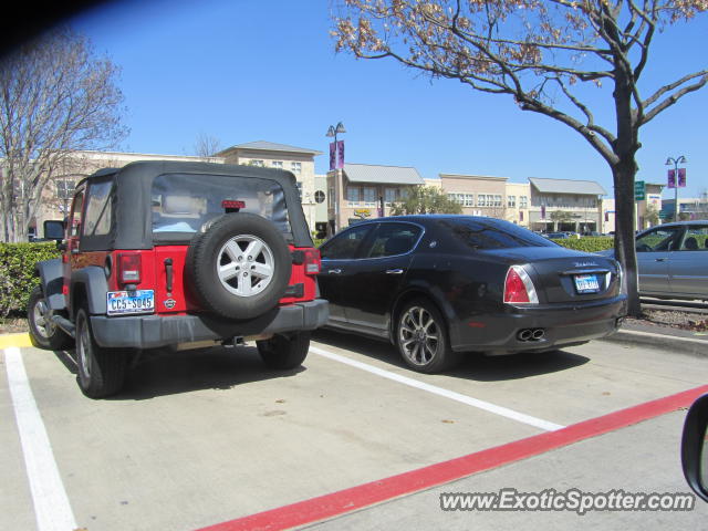 Maserati Quattroporte spotted in Dallas, Texas