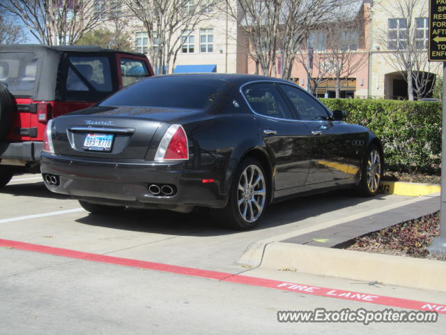 Maserati Quattroporte spotted in Dallas, Texas