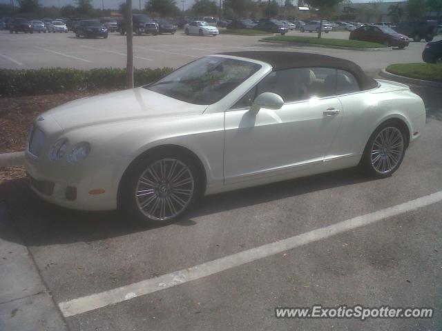 Bentley Continental spotted in Estero (Naples), Florida, Florida