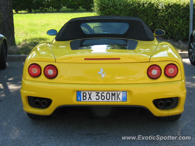 Ferrari 360 Modena spotted in Lignano, Italy