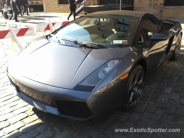 Lamborghini Gallardo spotted in New York, New York