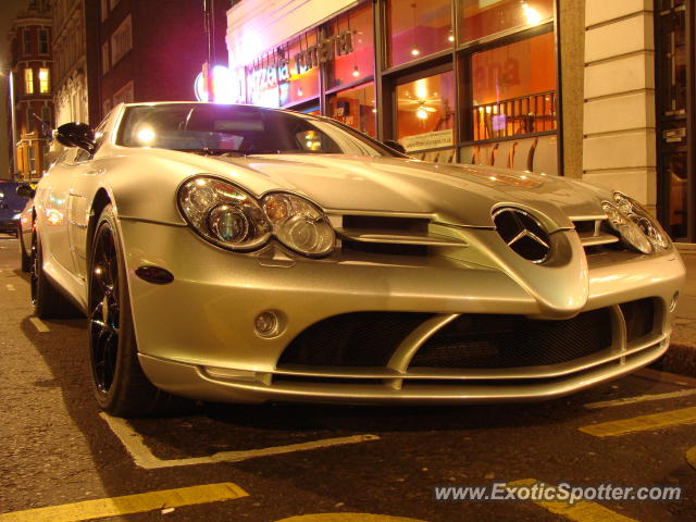 Mercedes SLR spotted in London, United Kingdom