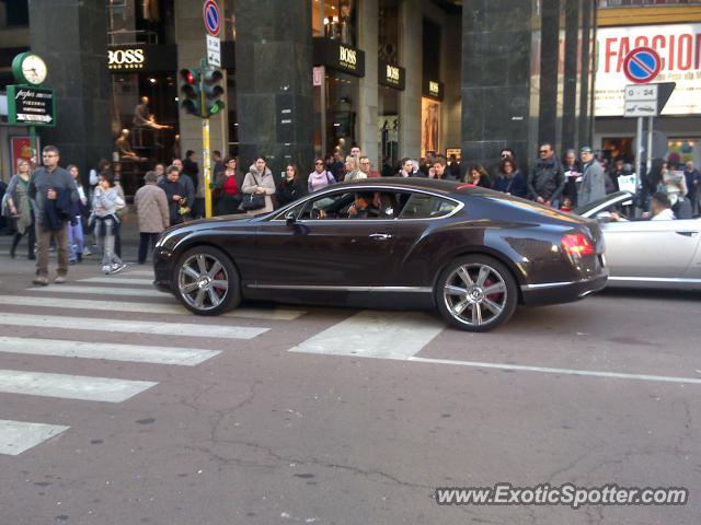 Bentley Continental spotted in Milano, Italy