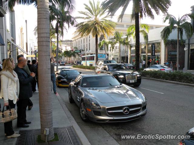 Mercedes SLS AMG spotted in Beverly Hills , California