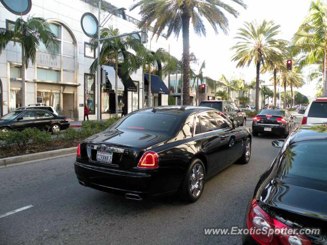 Rolls Royce Ghost spotted in Beverly Hills , California