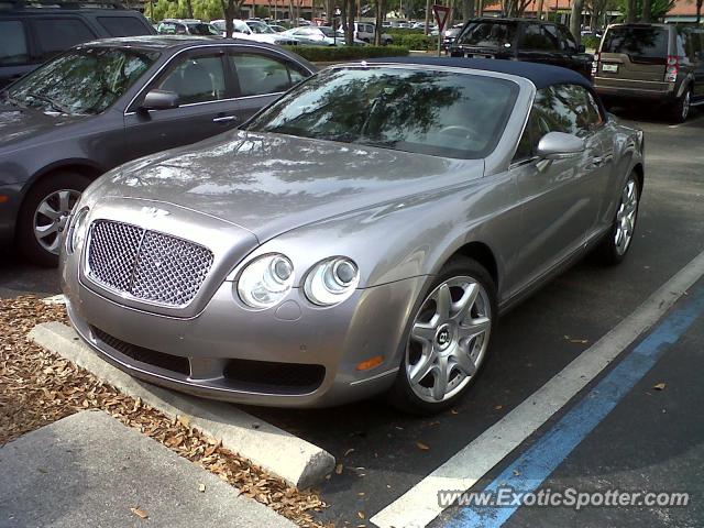 Bentley Continental spotted in Naples, FL, Florida