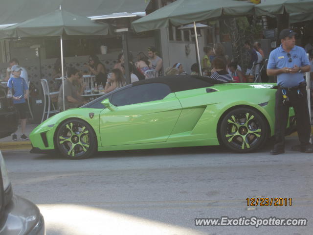 Lamborghini Gallardo spotted in Miami, Florida