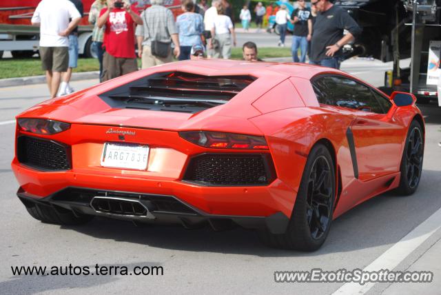 Lamborghini Aventador spotted in West Palm Beach, Florida