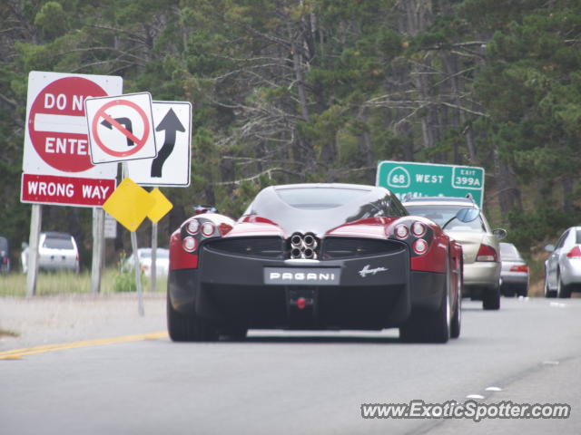 Pagani Huayra spotted in Monterey, California