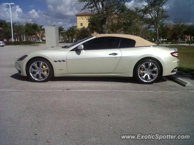 Maserati GranTurismo spotted in Estero, FL, Florida