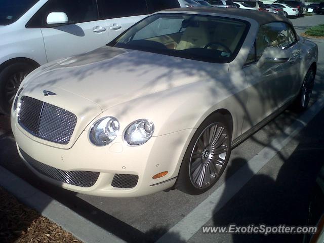 Bentley Continental spotted in Naples, FL, Florida