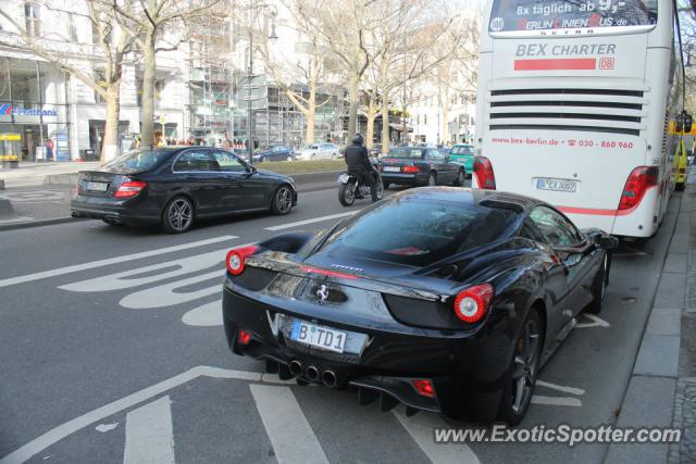 Ferrari 458 Italia spotted in Berlin, Germany