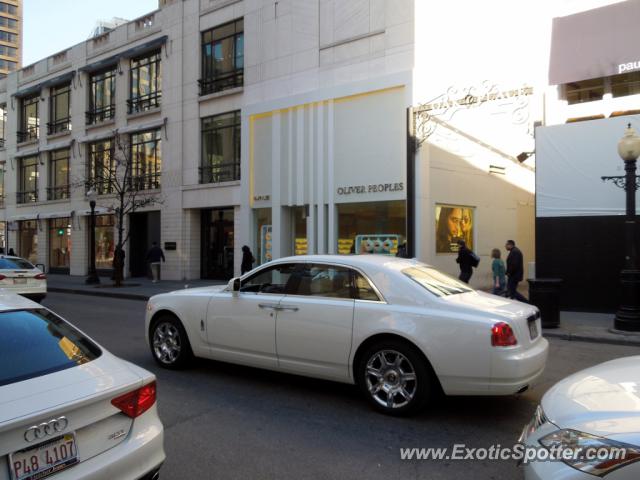 Rolls Royce Ghost spotted in Chicago , Illinois