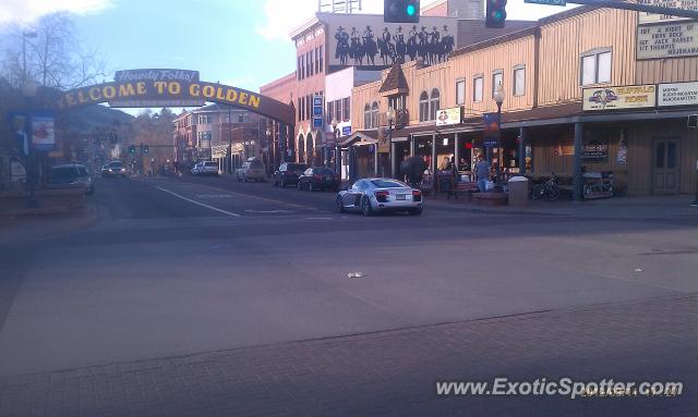 Audi R8 spotted in Golden, Colorado