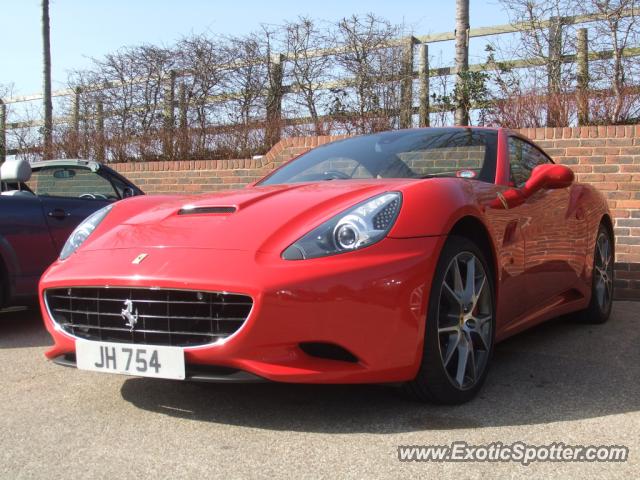 Ferrari California spotted in Hertfordshire, United Kingdom