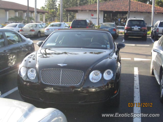 Bentley Continental spotted in Solana Beach, California