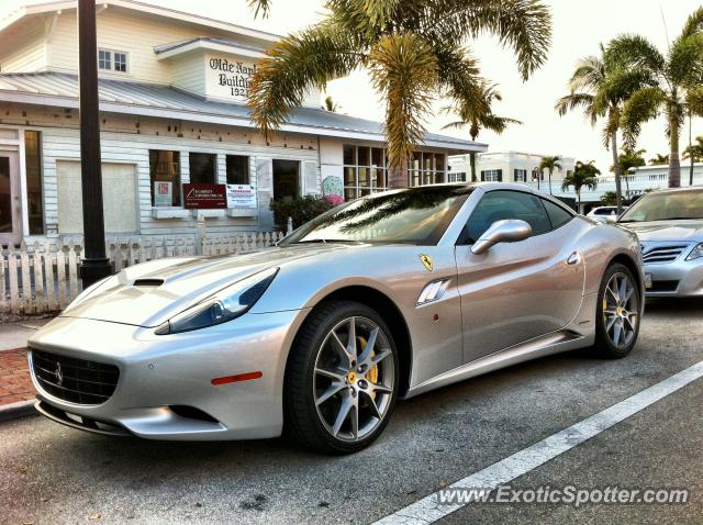 Ferrari California spotted in Naples, Florida