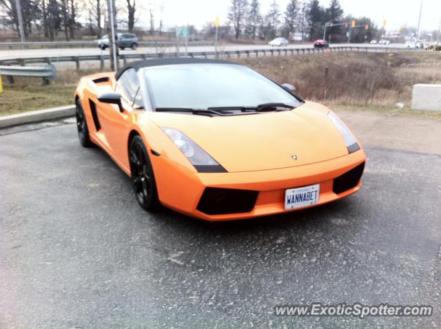 Lamborghini Gallardo spotted in London, Ontario, Canada